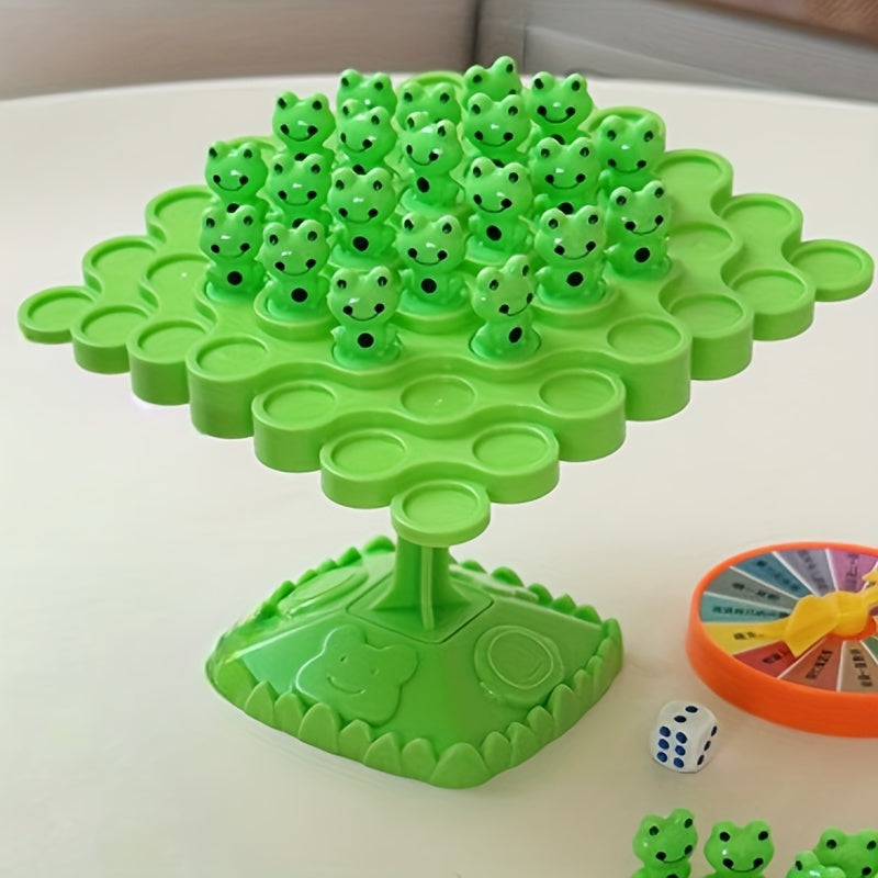 One set (Frog Balance Tree+Frog Chess Pieces*50) Concentration Training Board Game, Couple Game, Relationship Cultivation Tools, Puzzle, Double Puzzle Board Game, suitable for daily life, gifts