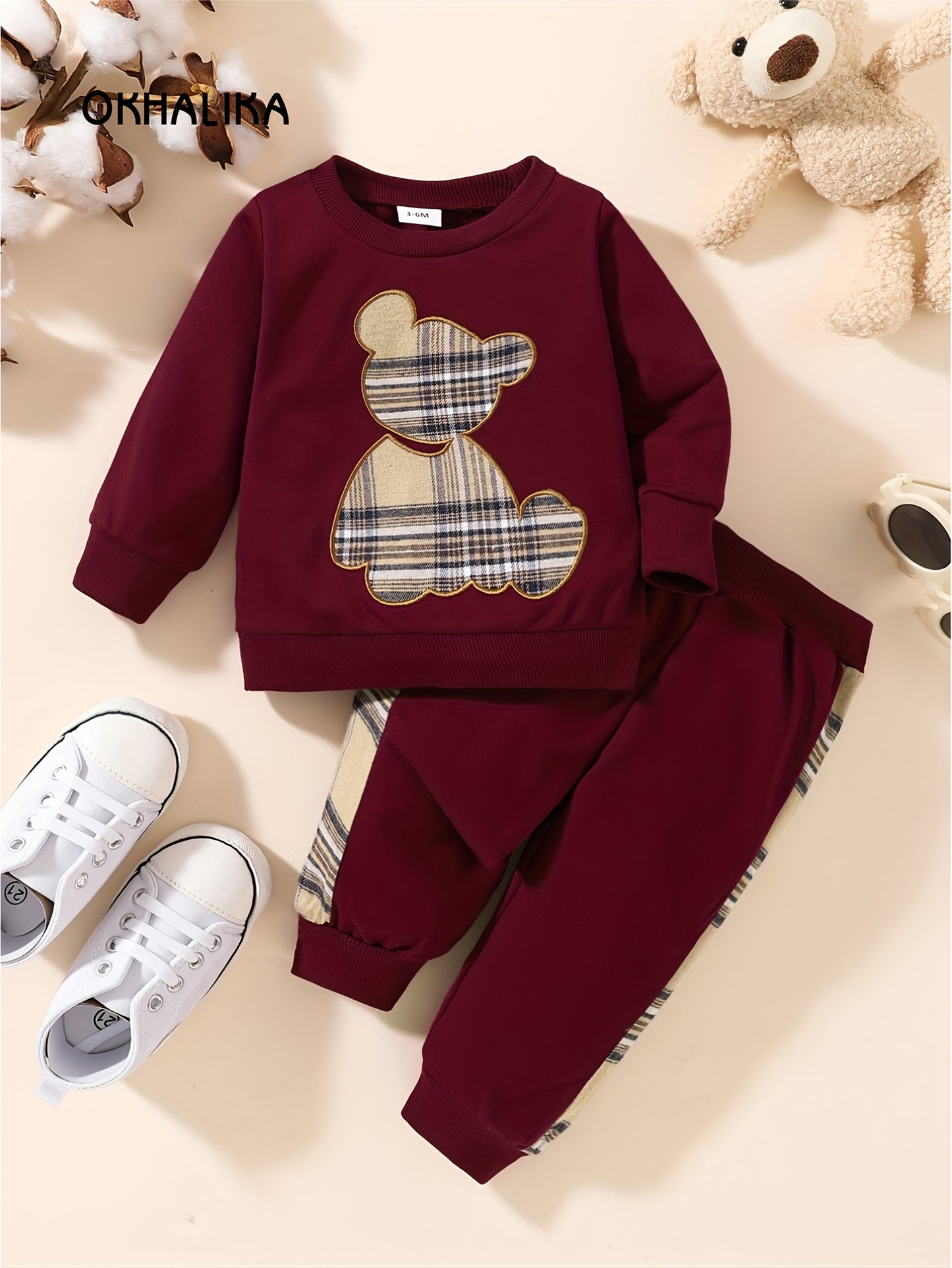 Toddler Baby Boy Clothes Set Long Sleeve Sweatshirt Top Casual Pants Fall Winter Outfit Sweatsuit, Perfect for Outdoor