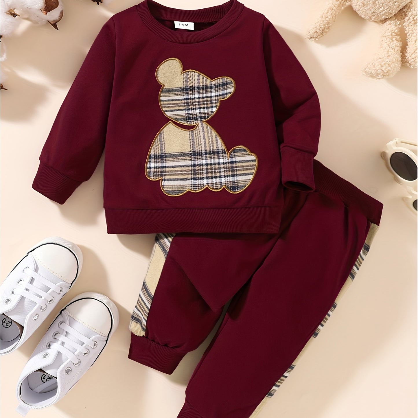 Toddler Baby Boy Clothes Set Long Sleeve Sweatshirt Top Casual Pants Fall Winter Outfit Sweatsuit, Perfect for Outdoor