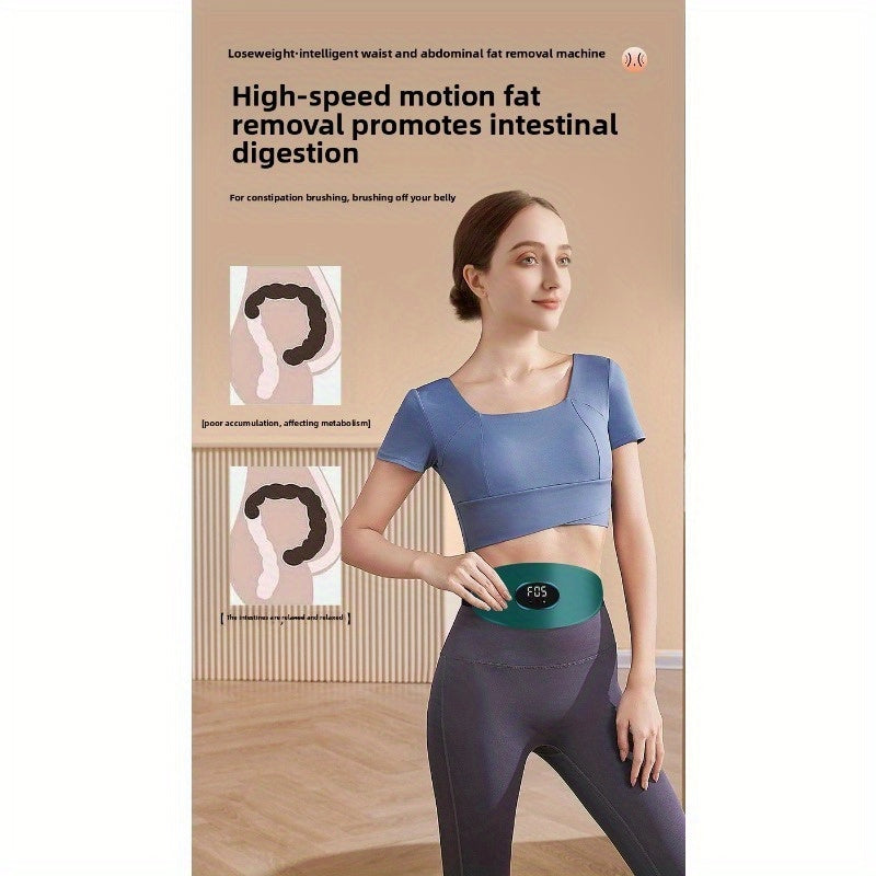 Fat Burning Belt, High-Frequency Vibration Fat Loss Belt - Portable, Rechargeable Lithium Battery, 36V or Below, Standing Fat Burning Belt for Home Use, Fat Burning Belt|Standing Fat Loss Belt|Rechargeable Fat Loss Belt