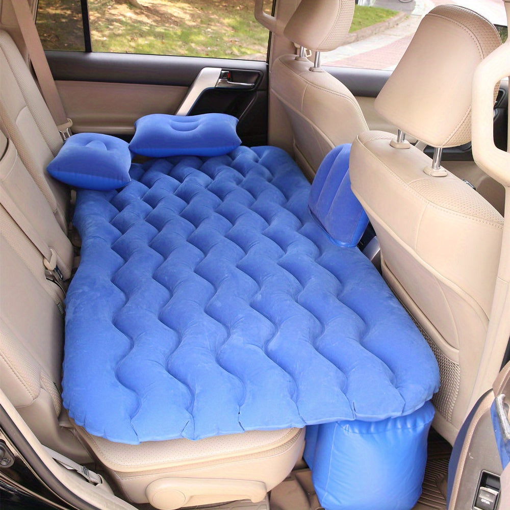Upgrade Your Car With A Multifunctional Inflatable Bed & Sofa Pillow - Perfect For Camping & Travel!