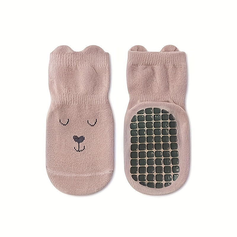 5 Pairs of Children's Toddler Boys and Girls Anti-Slip Socks