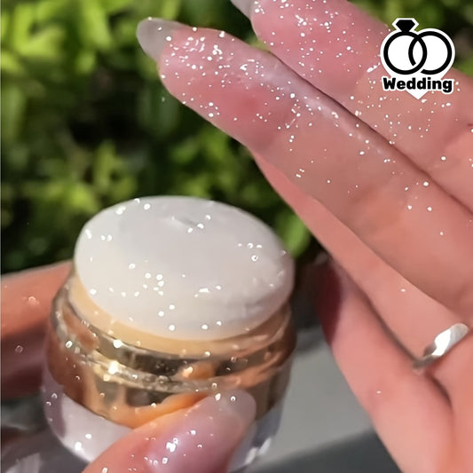Glitter Fairy Highlight Pat Powder Bride Wedding Highlight Powder Body glitter powder to create sparkle makeup