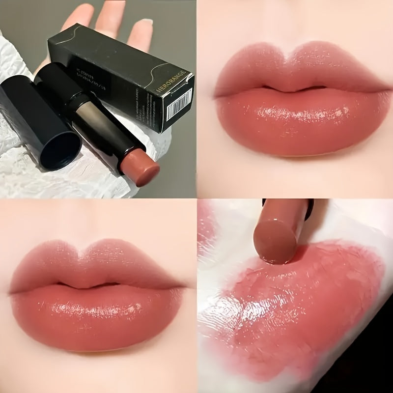 Moisturizing Hydrating Tinted Lip Balm - Long-Lasting, Waterproof & Smudge-Proof, Low Saturation, Mirror Finish for All Skin Types