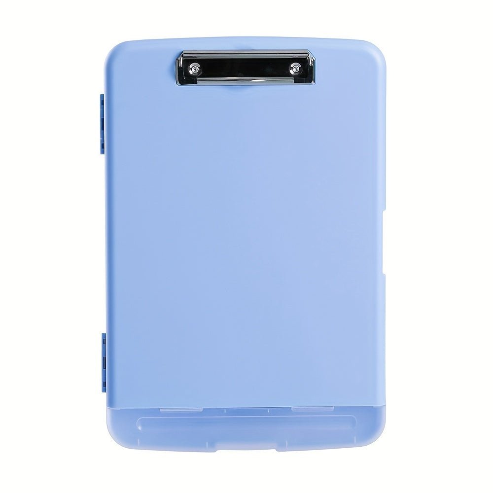 8.5X11 Clipboard with storage, Plastic A4 Clips Board with pen holder to keep your documents organized