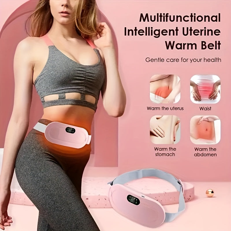 Menstrual Heating Pad for Abdominal And Lower Back Massage, Electric Heating Belt Designed to Warm The Waist And Abdomen, Portable Heating Strap.
