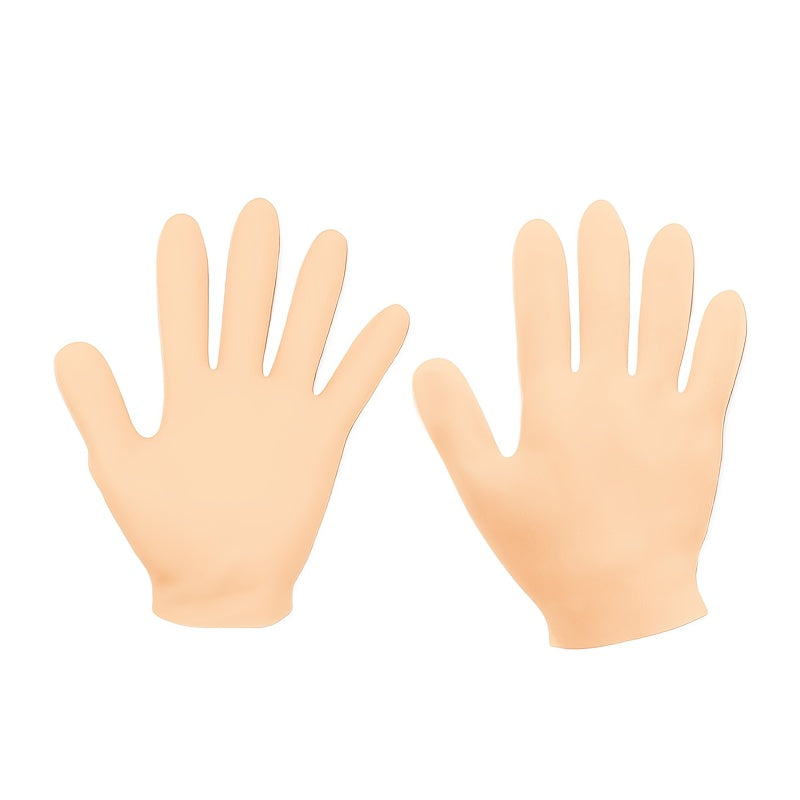 1 Pair Silicone Moisturizing Gloves, Soft Silicone Hand Care Gloves, Hydrating Aloe Vera Lotion, Exfoliating Hand Tools for Dry, Cracked, and Aging Hands, Suitable for All Sizes, Reusable