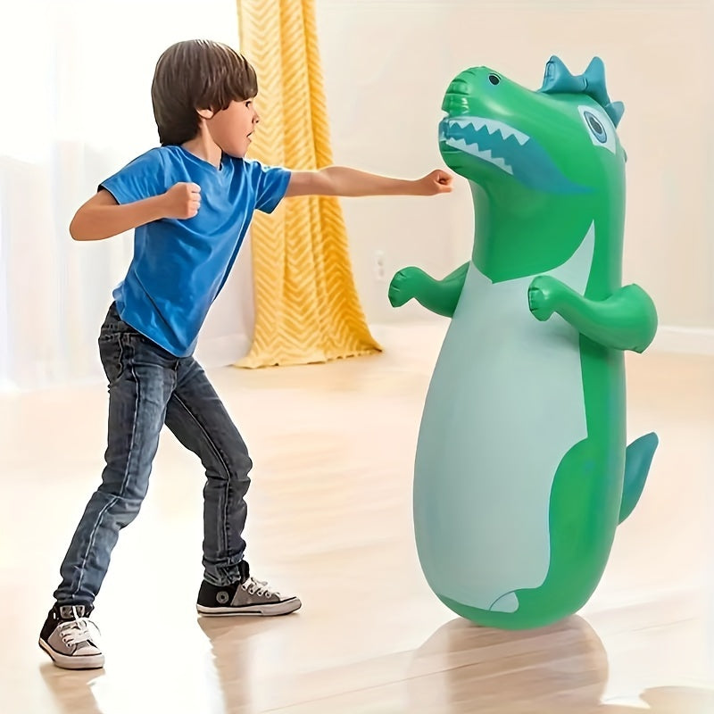 1pc Boxing Punching Bag Inflatable Tumbler Toy Room Special Vertical Child Fighting Exercise Puzzle Sandbag Inflatable Tumbler Toy Room Special Vertical Fighting Exercise Puzzle Dinosaur