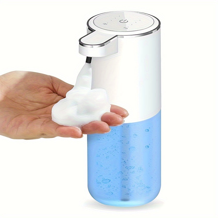 380Ml Automatic Soap Dispenser with Touchless Sensor - Wall-Mounted, Rechargeable Lithium Battery, USB Charging, Modern Black Design for Bathroom And Kitchen, Bathroom Soap Dispenser|Modern Soap Dispenser|Touchless Soap Dispenser