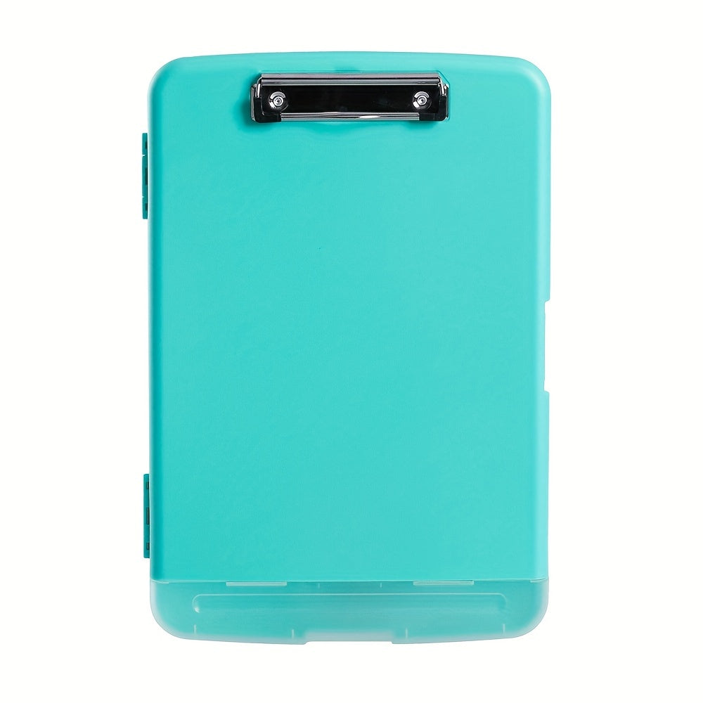 8.5X11 Clipboard with storage, Plastic A4 Clips Board with pen holder to keep your documents organized