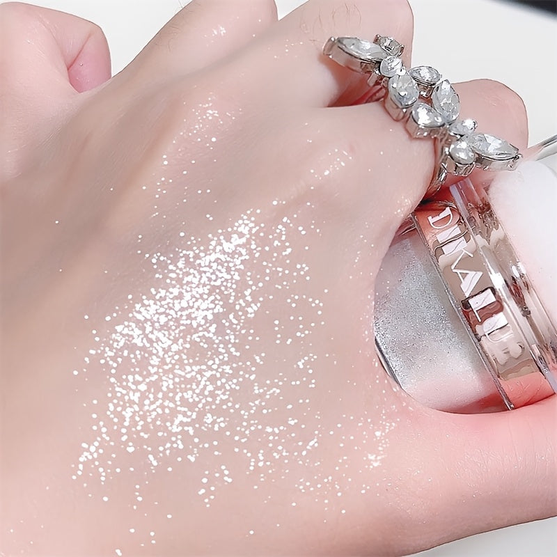 Glitter Fairy Highlight Pat Powder Bride Wedding Highlight Powder Body glitter powder to create sparkle makeup