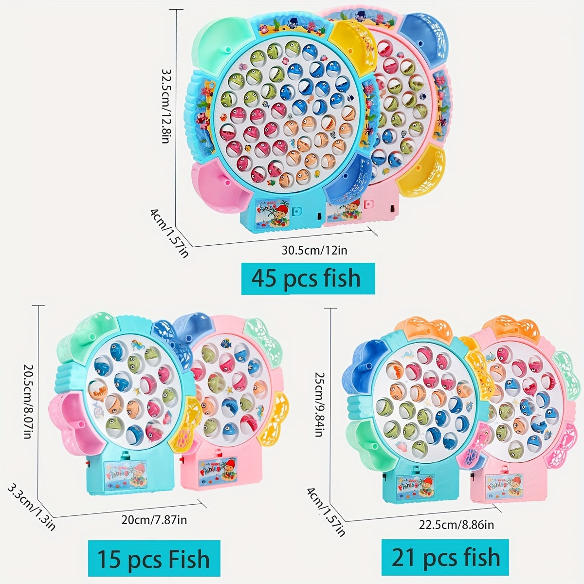 Fishing Toys, Hook Electric Spin With Music, Size Models Optional, Blue And Pink, Toys And Gifts For Kids, Cute Stickers, Practical Birthday And Christmas Gifts easter gift