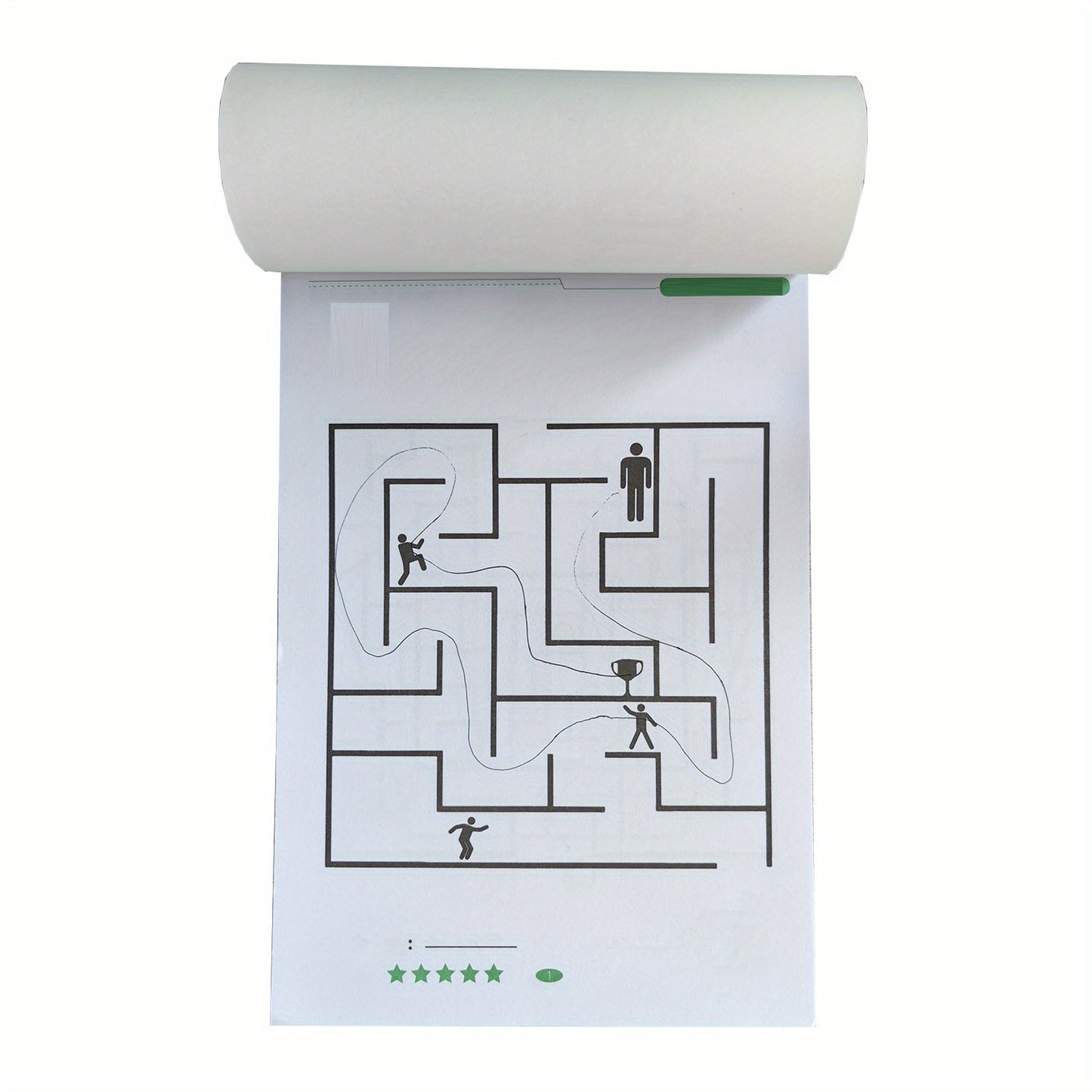 192 Patterns Concentration Maze Training Book for Students, Thinking Development Attention Game Puzzle Development Toy, Maze Game Book, Ideal for Holidays, Halloween, Christmas Gifts