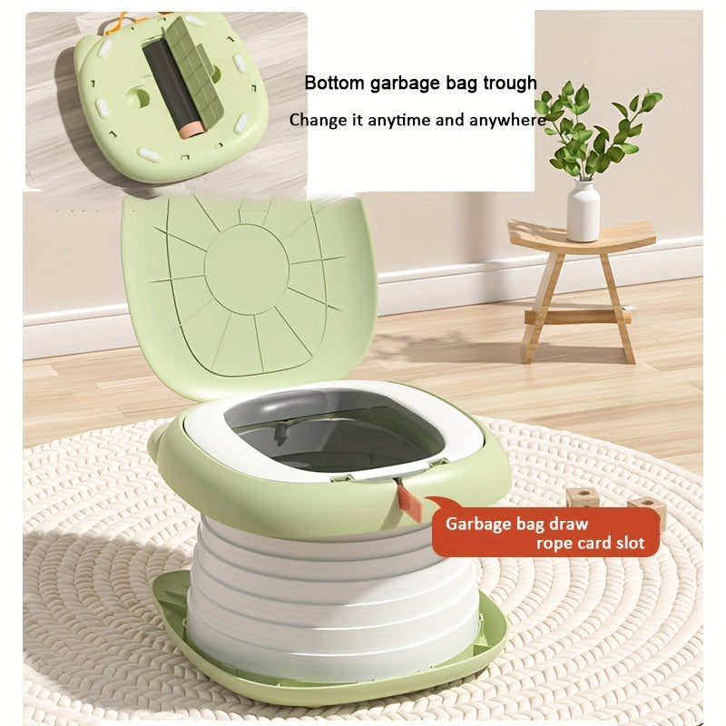 [Portable Potty] 1pc Portable Folding Potty Seat | Child Kids Travel Toilet, Foldable Emergency Potties, Infant Boys Girls Baby Training Toilet