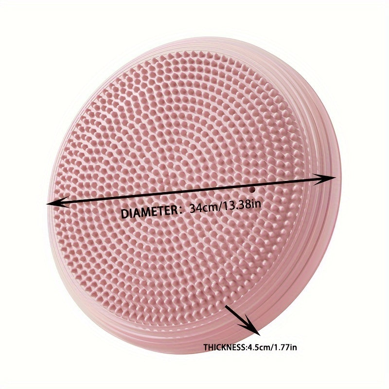 2-Piece Set Inflatable Core Trainer Yoga Balance Pad Set With PVC Material For Yoga, Pilates, And Balance Training