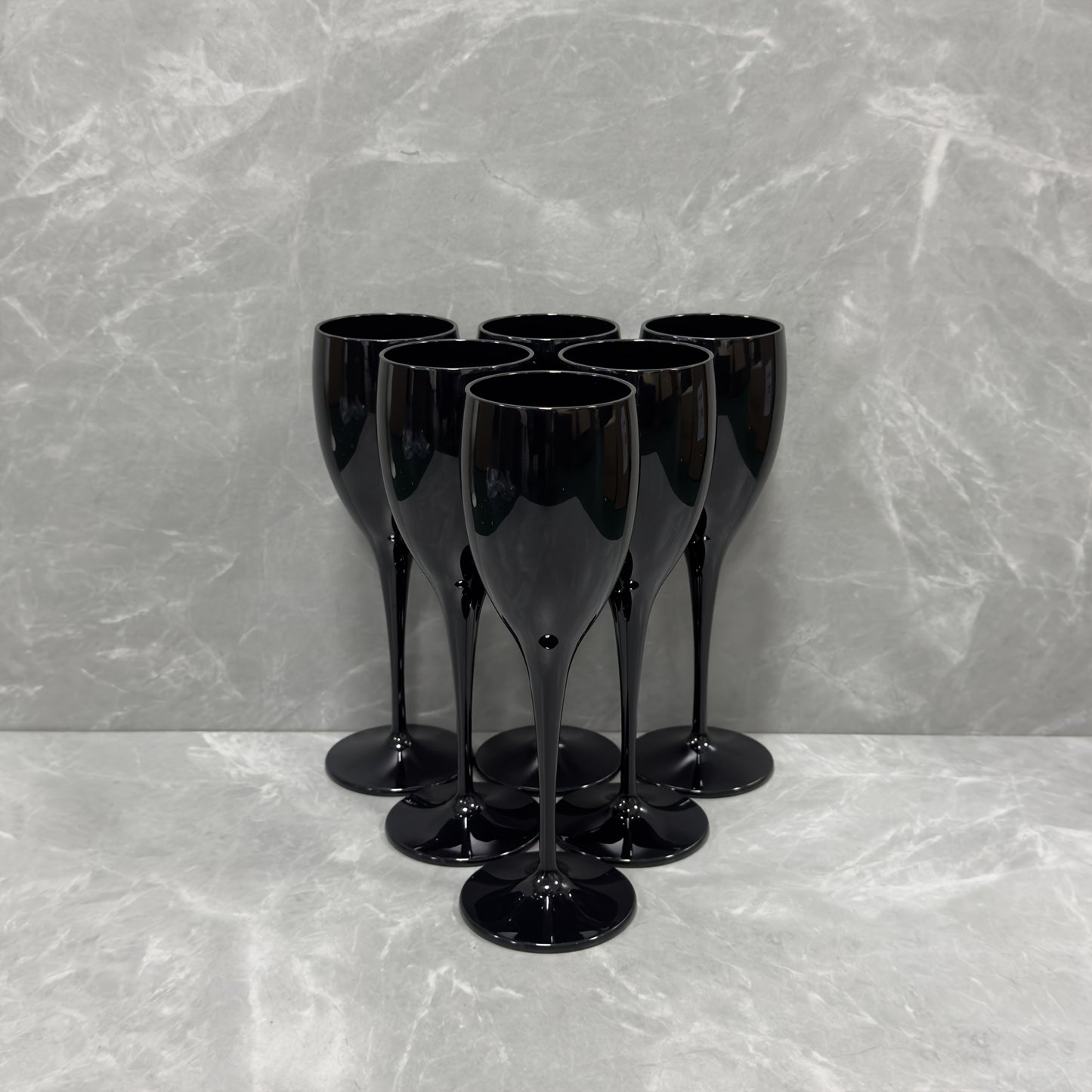 6/12 plastic champagne glasses wine glasses, plastic champagne glasses are versatile and suitable for wine, beer, cocktails, champagne, parties, restaurants, cafes, bars, festivals (6 ounces)