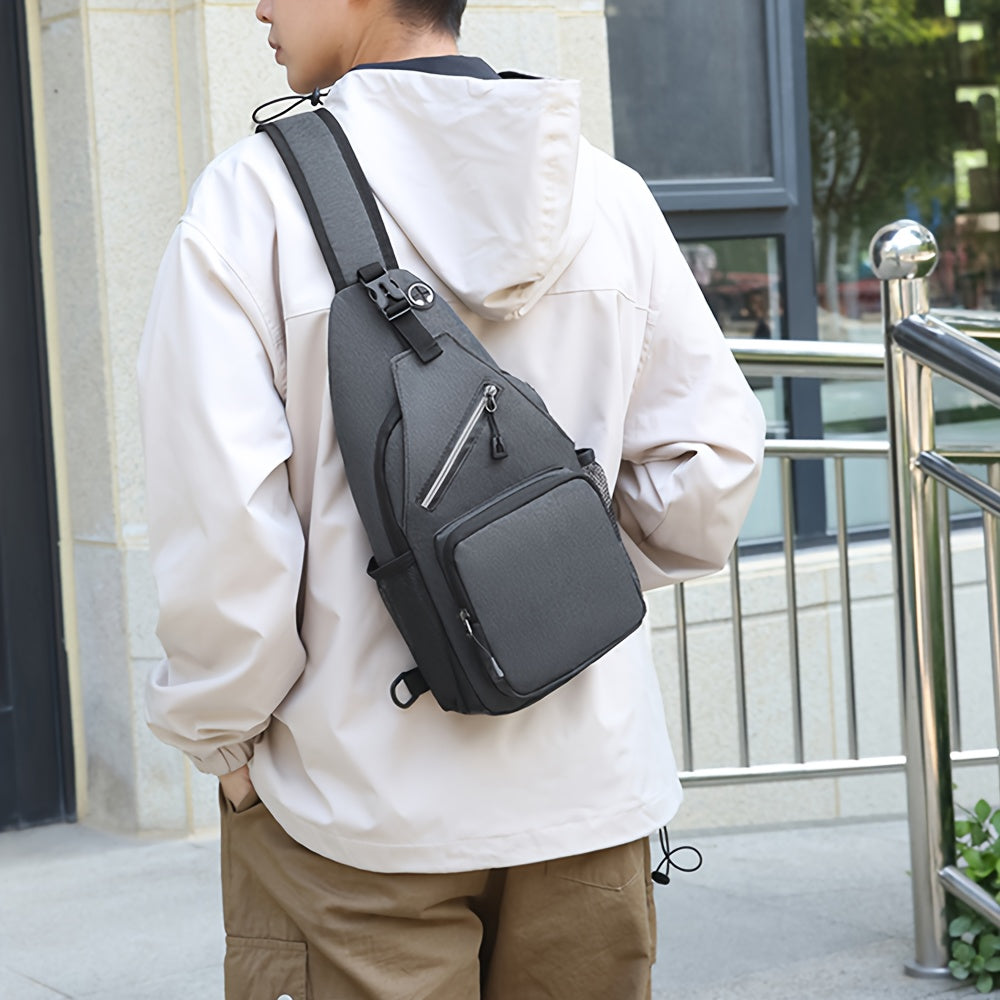 Sling Bag Lightweight Crossbody Sling Backpack for Women Men Large Shoulder Chest Bag Daypack for Hiking Traveling