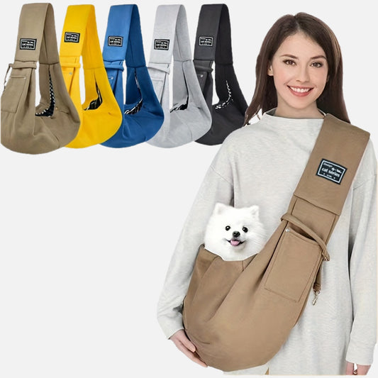 [For Outdoor Pet Travel Companion] Pet Sling Carrier, Soft Pet Carrier, Dog And Cat Travel Bag For Outdoor, Dog Carrier, Cat Carrier, Travel Companion For Puppies, Kittens & Small Animals Christmas Gift
