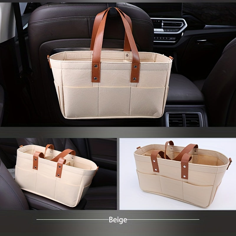 [Multifunctional Folding Storage] Portable Multifunctional Folding Storage Bag - For Trunk, Household, Hanging Basket Cart - Practical Supplies For Car