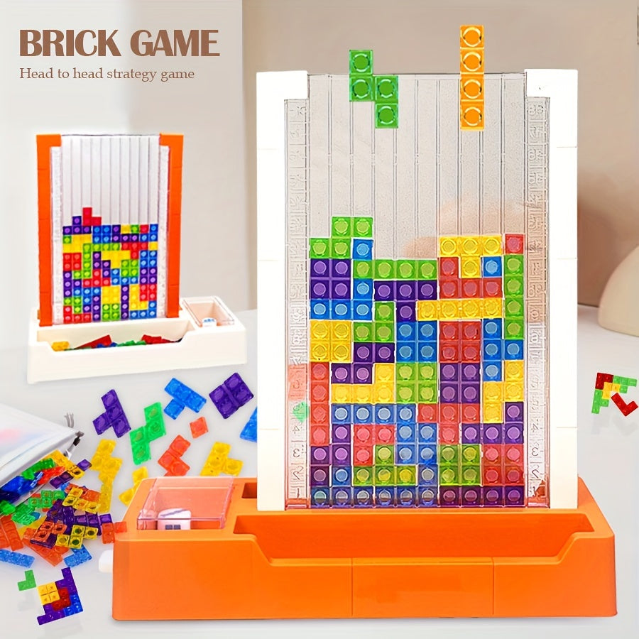 [Creative DIY Brain Teaser] 3D Mixed Color ABS Construction Toys - Creative DIY Stackable Brain Teaser Game Set - Educational Gift for Ages 8+