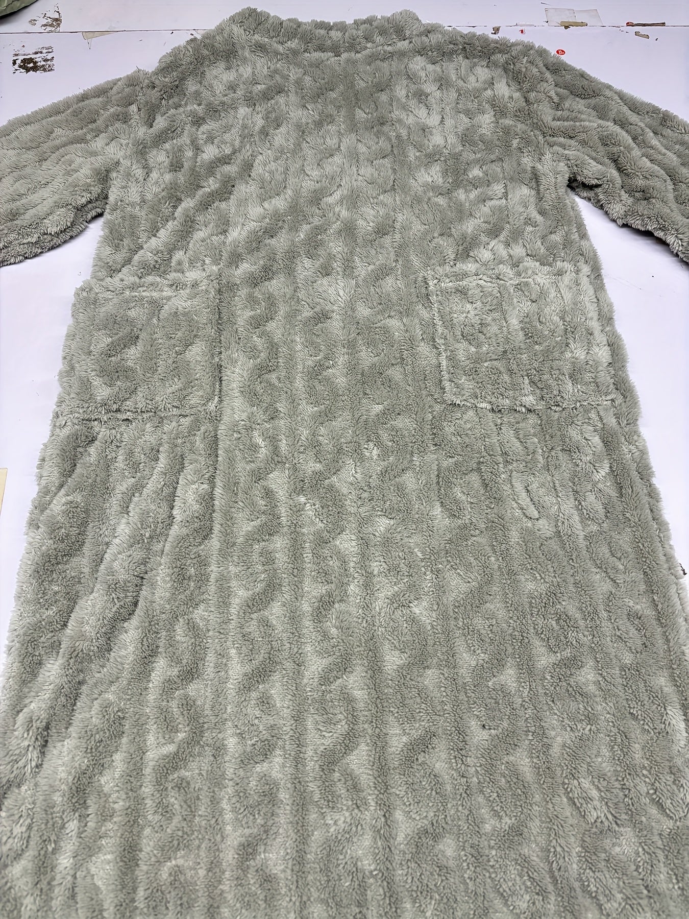[Warm Fleece Nightgown] Warm Fleece-Lined Women's Long Sleeve Nightgown | Soft Plush Red Round Neck Machine Washable Cozy Pregnancy Pajama Dress for Fall & Winter, Maternity Pajamas, Casual Homewear