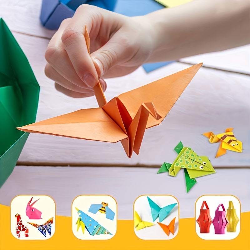 108pcs Creative Origami Set - 54 Unique Designs for DIY Crafts And Educational Activities, Great for Classroom Projects And Party Favors, DIY Origami Projects | Creative Shapes | Variety Pack