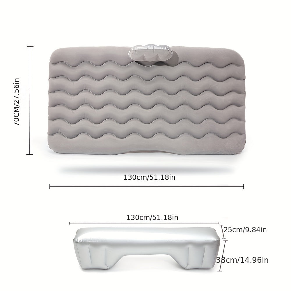 Upgrade Your Car With A Multifunctional Inflatable Bed & Sofa Pillow - Perfect For Camping & Travel!