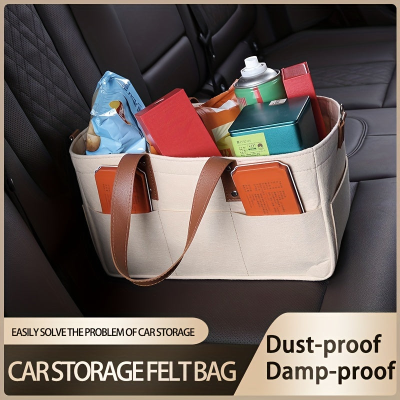 [Multifunctional Folding Storage] Portable Multifunctional Folding Storage Bag - For Trunk, Household, Hanging Basket Cart - Practical Supplies For Car