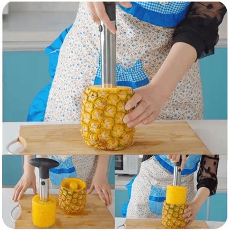 Stainless Steel Pineapple Slicer Peeler Cutter Parer Knife, New Arrival Kitchen Fruit Tools for Restaurant Cooking