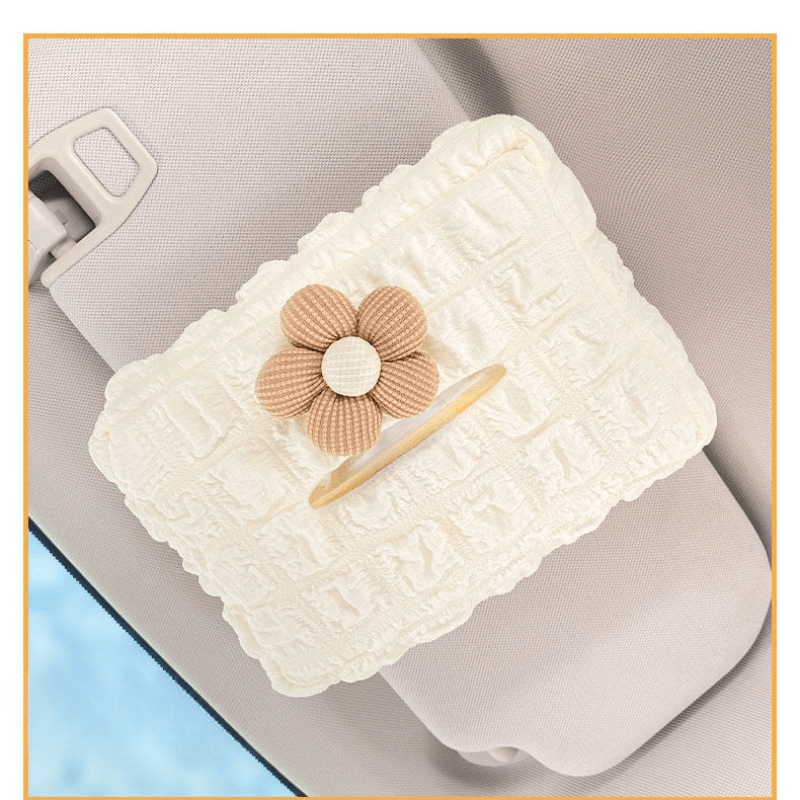 [Cute Car Tissue Box] Car Tissue Box, Car Suction Box, Armrest Box, Sun Visor, Seat Hanging Type, Cute, Simple, and High-end Paper Bag