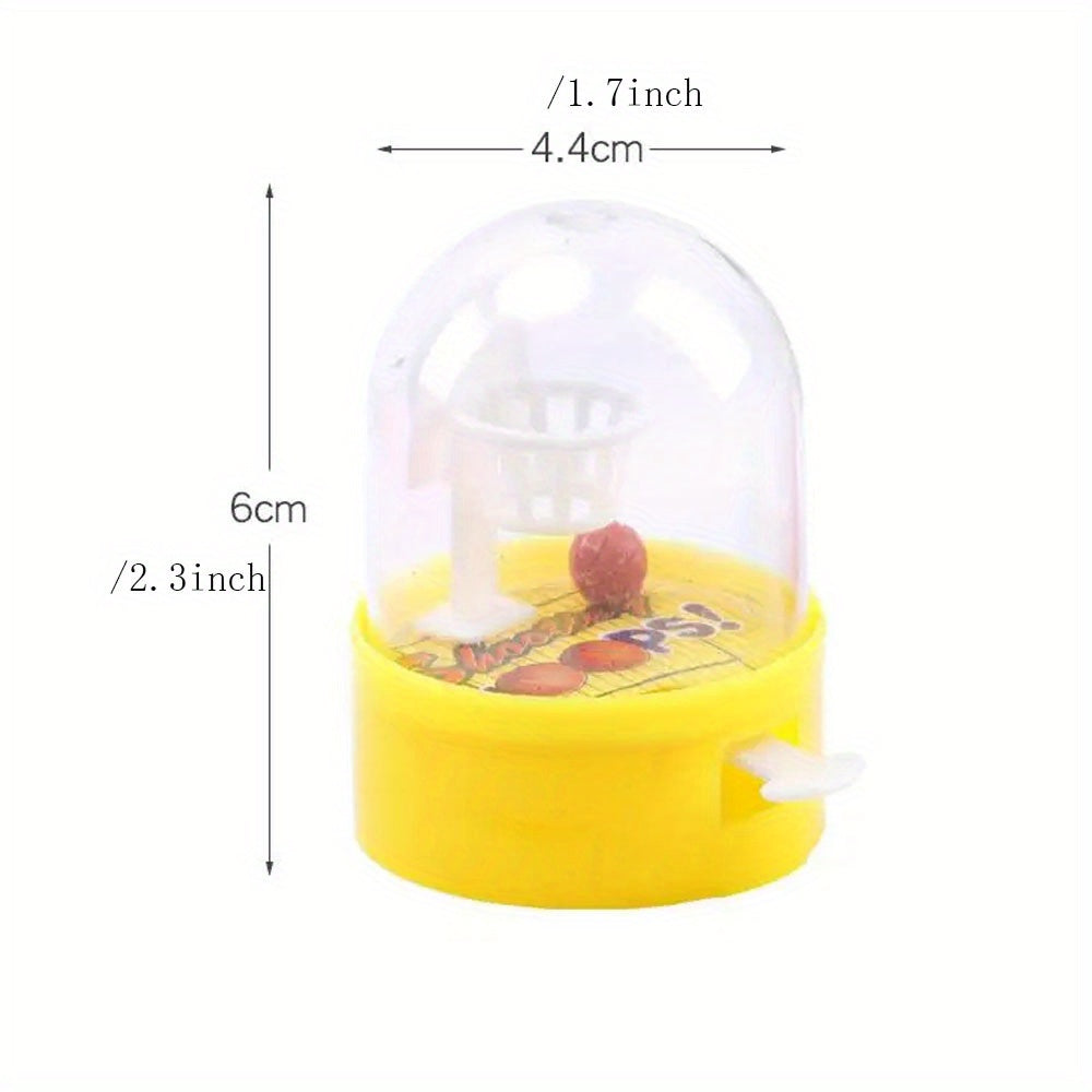 20pcs Mini Desktop Fingers Basketball Shooting Game Toys Youngsters Birthday Party Favors Supplies Pinata Filler Bag Sport Theme Party random color