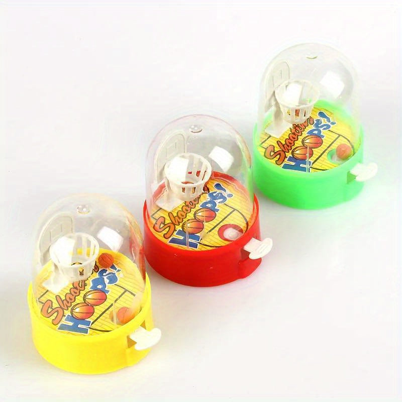 20pcs Mini Desktop Fingers Basketball Shooting Game Toys Youngsters Birthday Party Favors Supplies Pinata Filler Bag Sport Theme Party random color