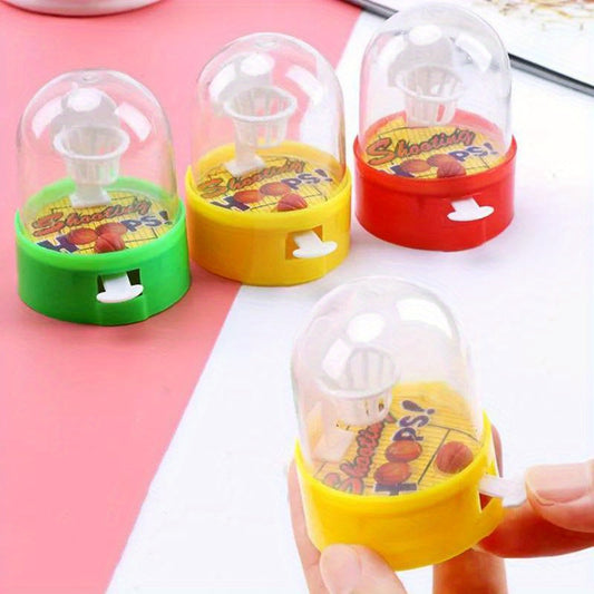 20pcs Mini Desktop Fingers Basketball Shooting Game Toys Youngsters Birthday Party Favors Supplies Pinata Filler Bag Sport Theme Party random color