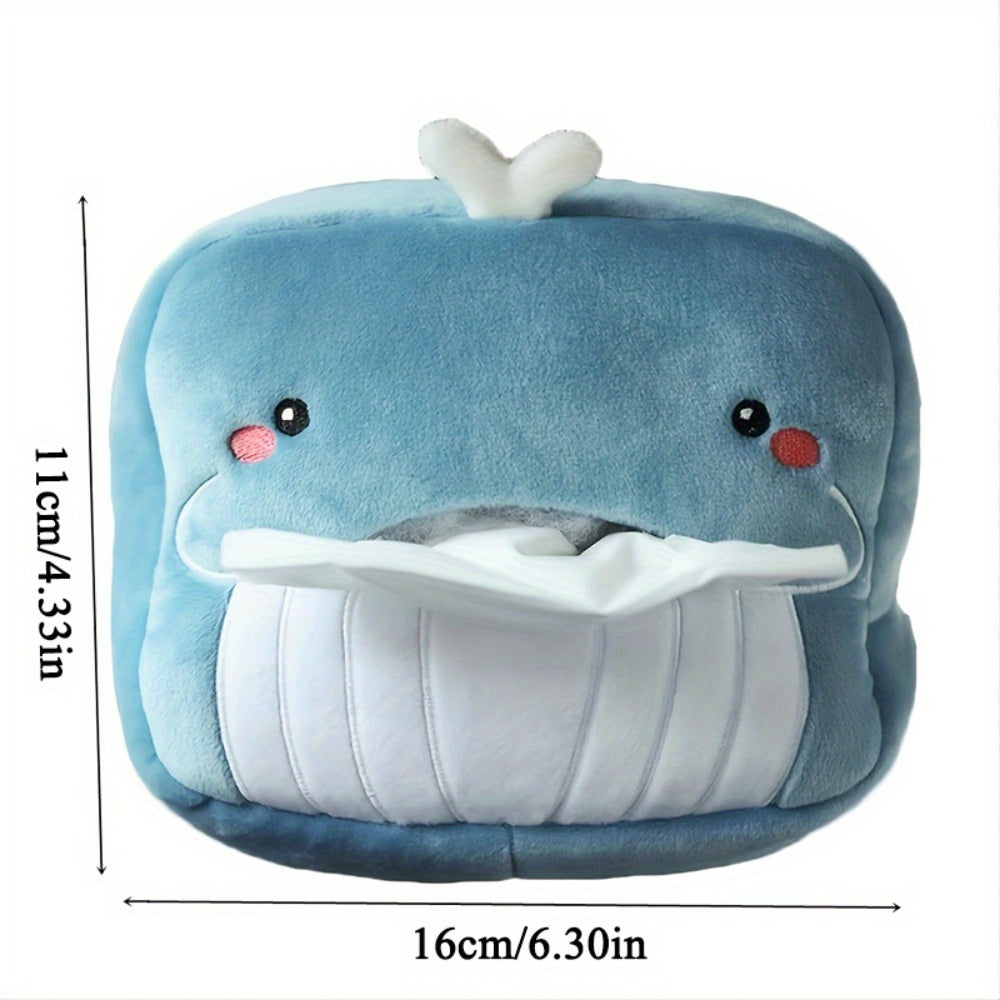 [Portable Multi-Functional Tissue Holder] Cute Plush Animal Car Tissue Box Holder - Portable, Multi-Functional Drawer Design For Women'S Vehicles Cute Car Accessories For Women Tissue Box Holder Car