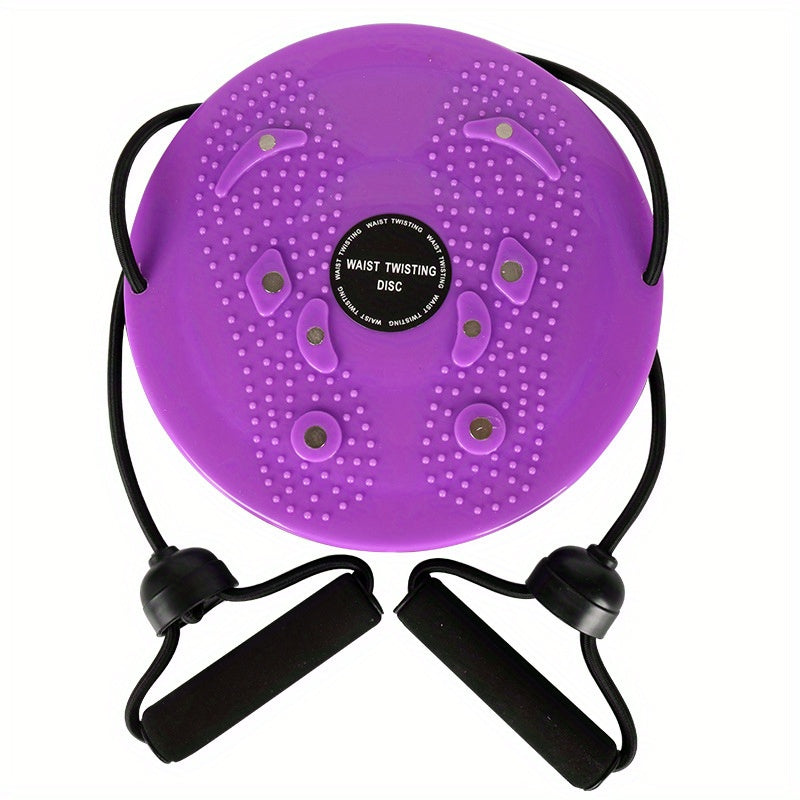 Waist Twisting Plate 1pc - 25cm/9.84in With Tension Pull Rope, Foot Massage Board - For Waist Training, Body Shaping, Fitness