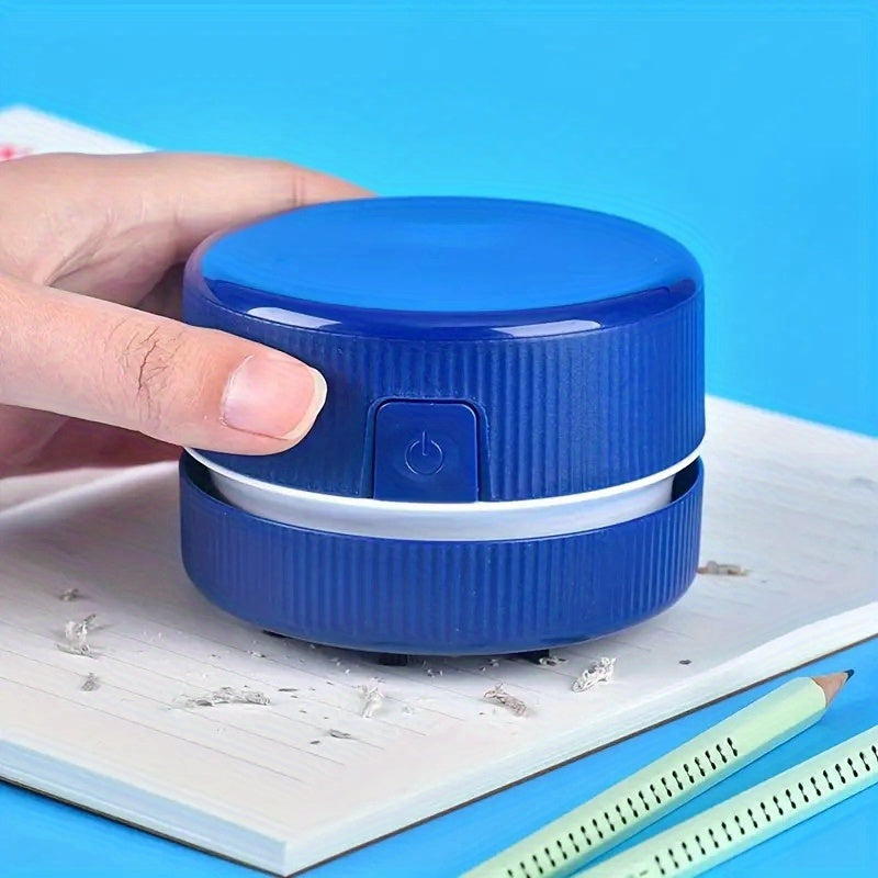 1pc Mini Desk Vacuum, Cute Desktop Vacuum Cleaner, Energy Saving, Design For Keyboard/Home/School/Office
