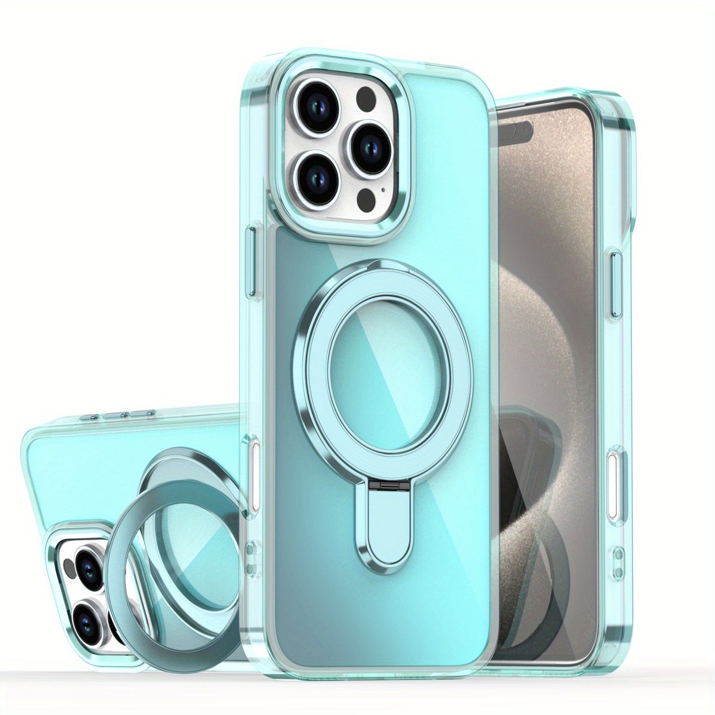 [New Magnetic Holder Phone Case] Suitable for Apple Iphone 15Promax 16Promax 14Promax 13Promax 12Pro 11 Magnetic Holder Phone Case, Metal Frame Protection, Brand New All Inclusive, Niche High-End, Goddess Temperament, Holiday Gift Luxury Electroplated Gli