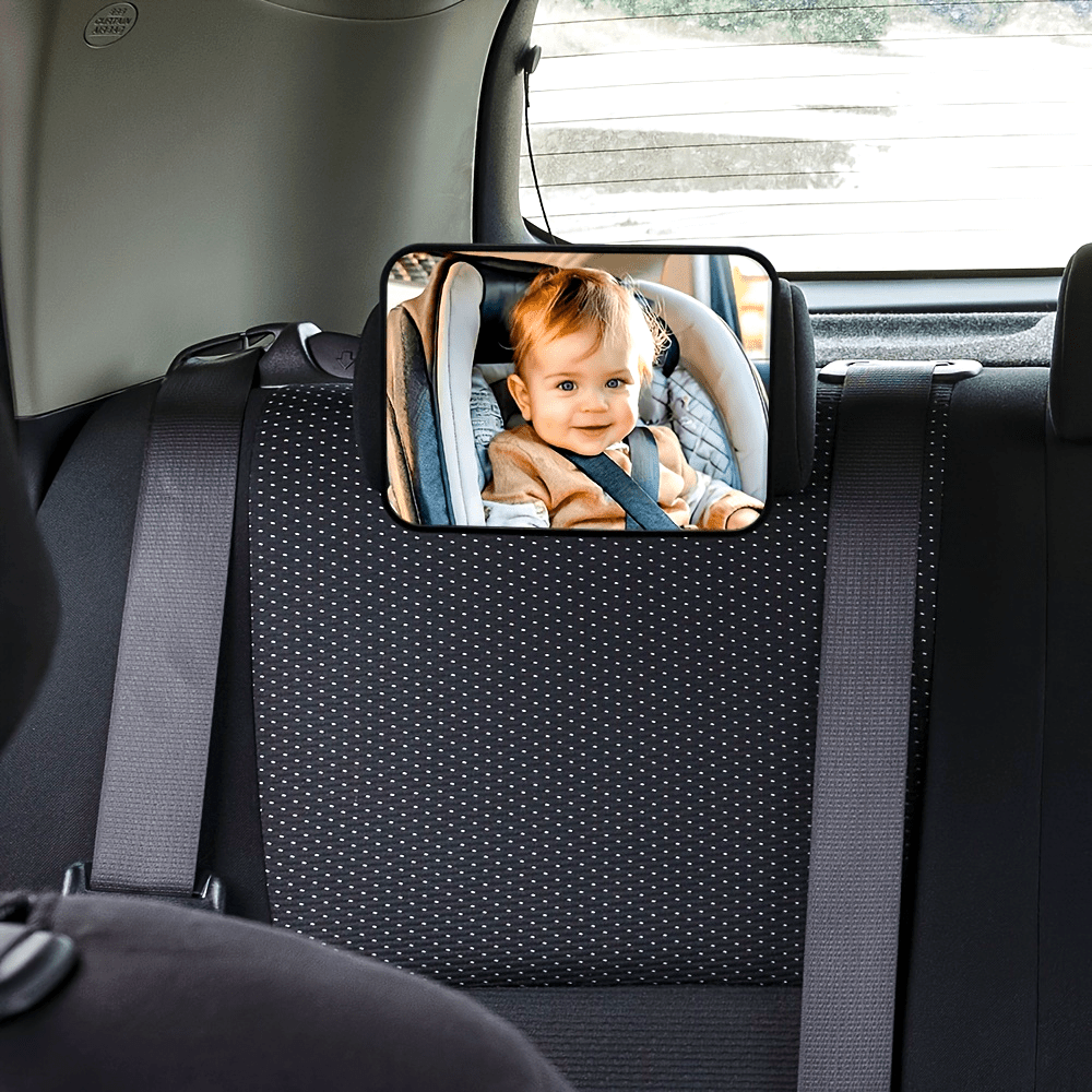 [Crash-Tested Car Mirror] Shatter-Resistant Car Mirror | Designed for Rear-Facing Infants, Crash-Tested, Providing a Broad And Clear View