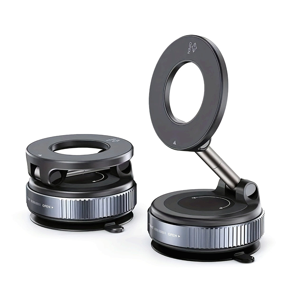 [N52 Magnetic Phone Holder] 360° Rotatable Upgraded N52 Magnetic Phone Holder, Aluminum Alloy | Waterproof, Secure Grip, Hands-Free Use, Vehicle Mounting, Sleek Design, Durable Holder, Car Accessories