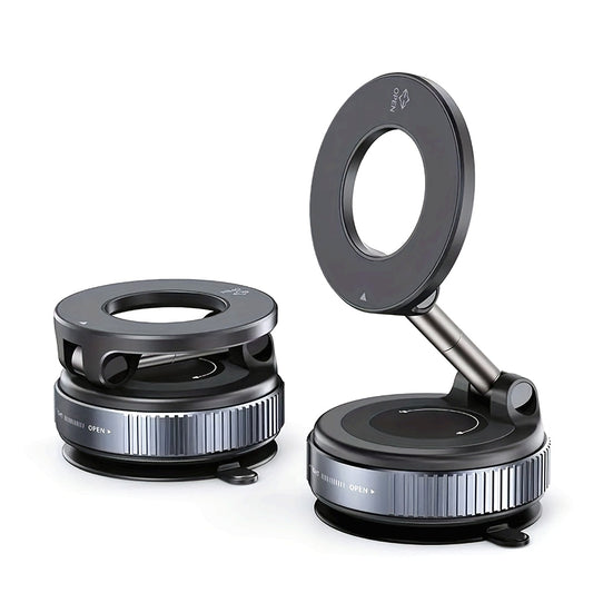 [N52 Magnetic Phone Holder] 360° Rotatable Upgraded N52 Magnetic Phone Holder, Aluminum Alloy | Waterproof, Secure Grip, Hands-Free Use, Vehicle Mounting, Sleek Design, Durable Holder, Car Accessories