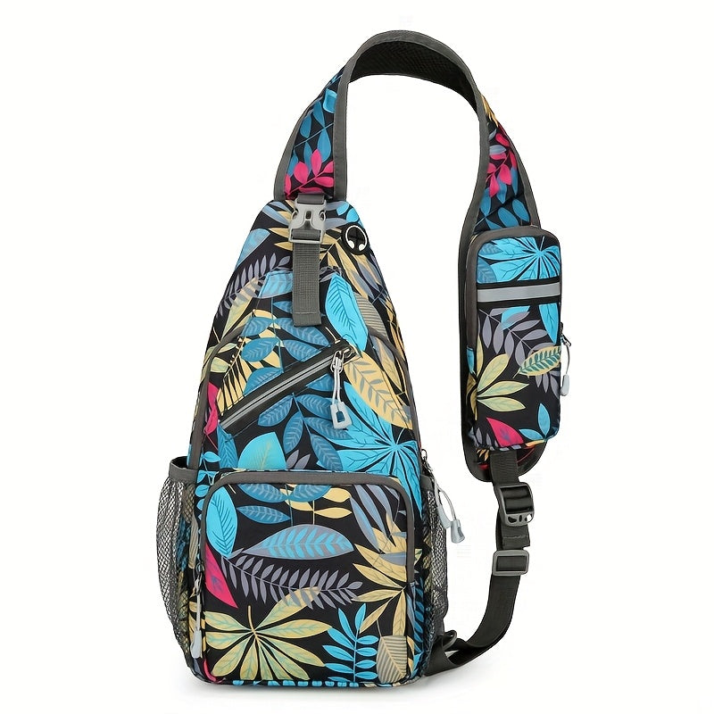 Sling Bag Lightweight Crossbody Sling Backpack for Women Men Large Shoulder Chest Bag Daypack for Hiking Traveling