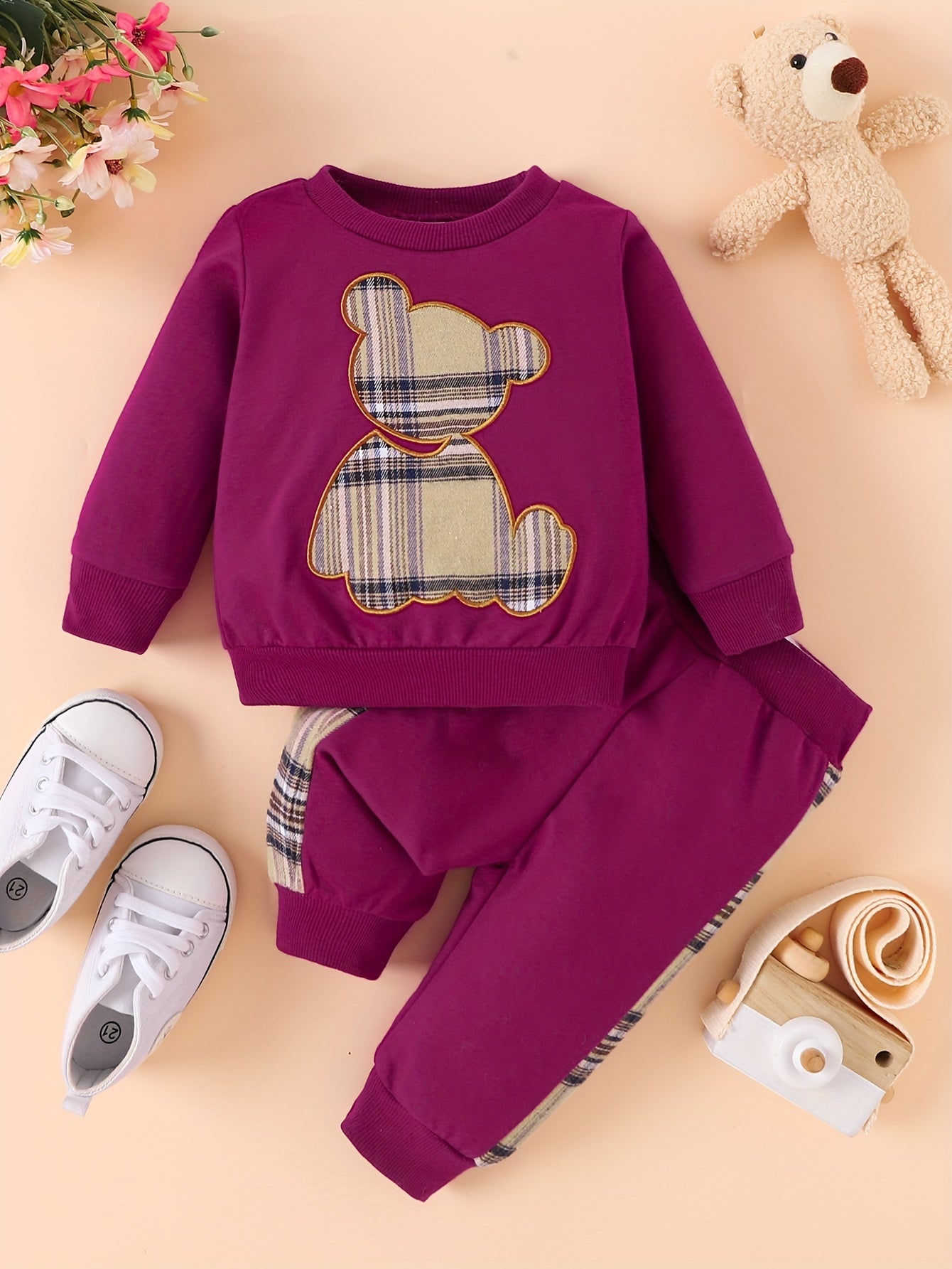 Toddler Baby Boy Clothes Set Long Sleeve Sweatshirt Top Casual Pants Fall Winter Outfit Sweatsuit, Perfect for Outdoor