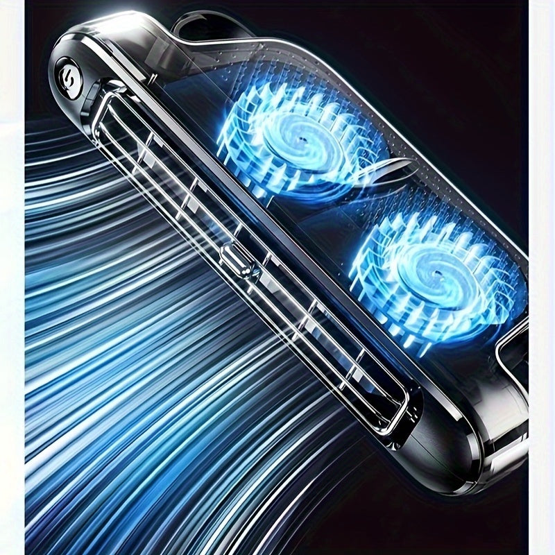 2024 New Model Car Ventilated Seat Fan, USB Powered Headrest Seat Fan, Portable with Three-Speed Adjustment, Turbo Strong Wind, Bladeless Backrest Small Electric Fan.