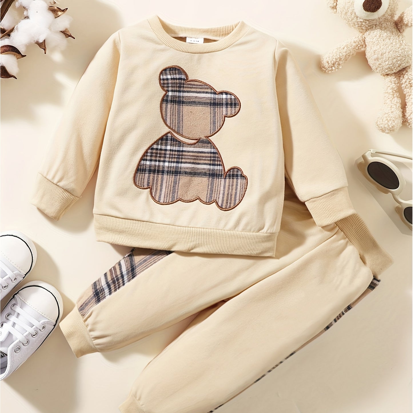 Toddler Baby Boy Clothes Set Long Sleeve Sweatshirt Top Casual Pants Fall Winter Outfit Sweatsuit, Perfect for Outdoor