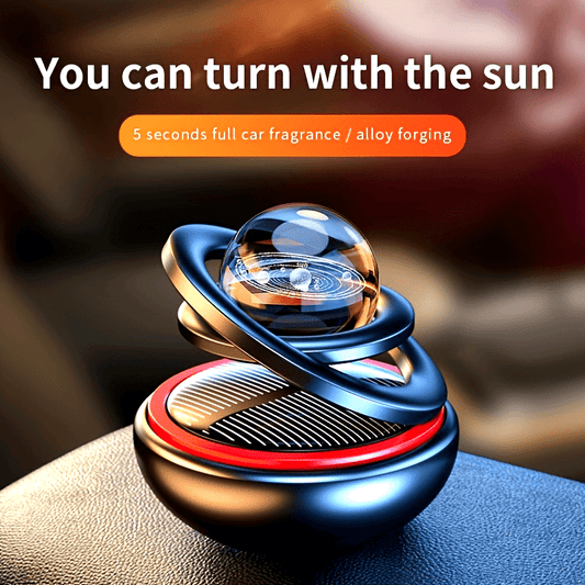 Solar Rotating Car Loaves Loaves Car Interior Decoration With Solid Car Fragrance Loaves