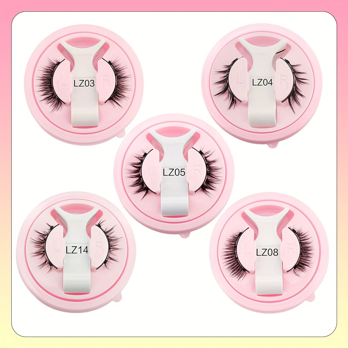 YSDO Magnetic False Eyelashes - Soft, Ultra-Light, Easy-to-Apply Pair with Retaining Clip, Natural Curl Style for Everyday Wear, Everyday Eyelash Enhancement|Natural Curl Lashes|Magnetic Eyelash Holder, Eyelash Extensions