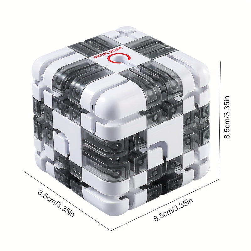[Magic Cube] 3D Maze Magic Cube | Puzzle Maze Cube Brain Teaser, Educational Puzzle Toy For Children And Adults, Christmas Gift, Challenging Game