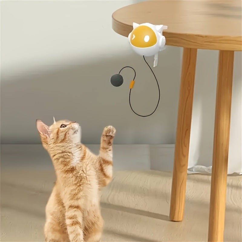 Wtcw-01Automatic Cat Teasing Artifact, Intelligent Telescopic Cat Teasing Ball, Self-Hilarity, Electric Pet Toys, Hanging Cat Teasing Toys, Without Battery