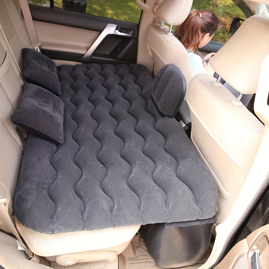 Upgrade Your Car With A Multifunctional Inflatable Bed & Sofa Pillow - Perfect For Camping & Travel!