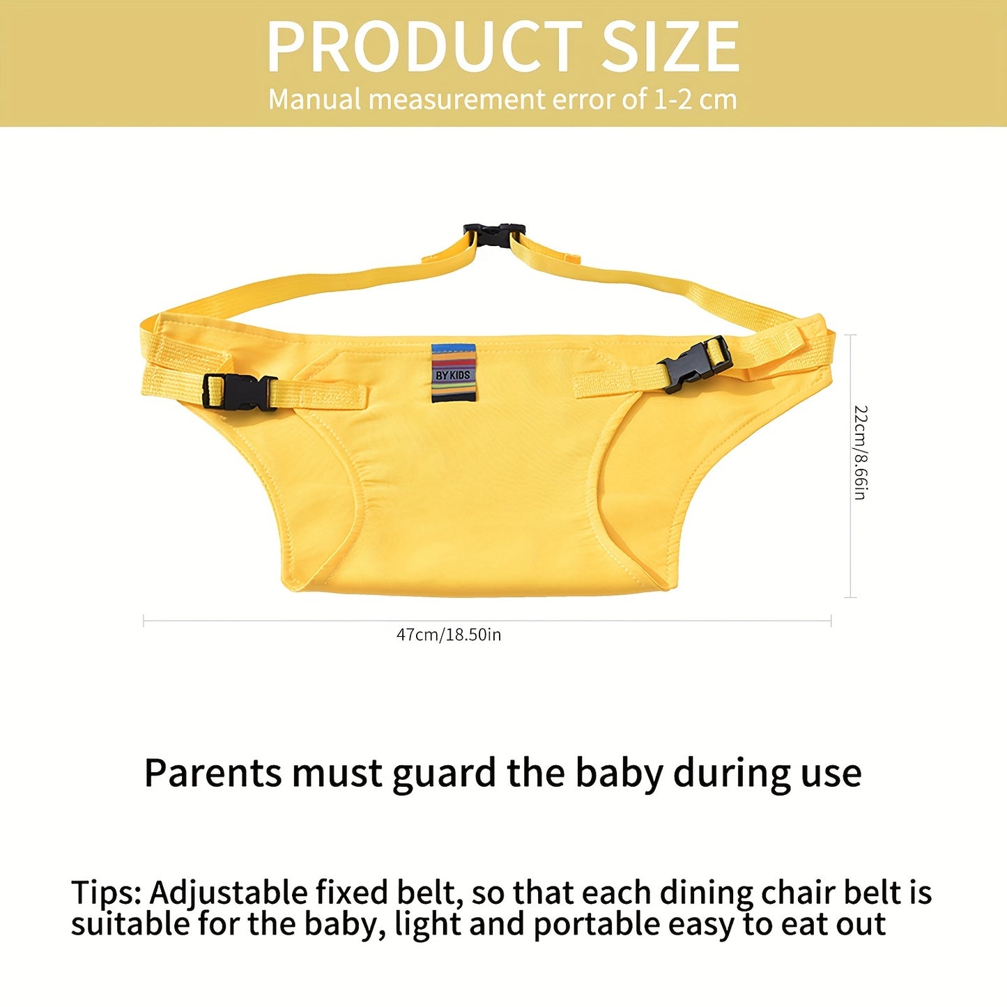 1pc Portable Lightweight Polyester Dining Chair Safety Belt - Universal Fit, Adjustable, Easy to Use, Perfect for Going Out, Eating, and as an Easter Gift - Fixed Protection Chair Strap for Added Security